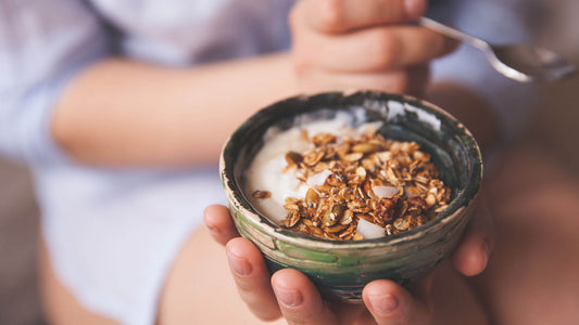 Bowl of fresh granola