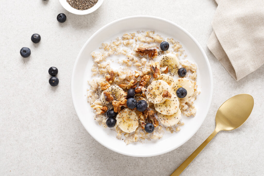 Fiber in the form of oat flakes
